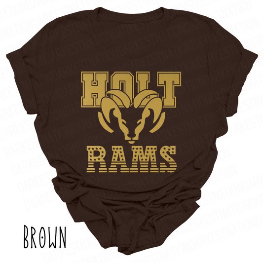 Holt Rams -Adult T-shirt - Style 2