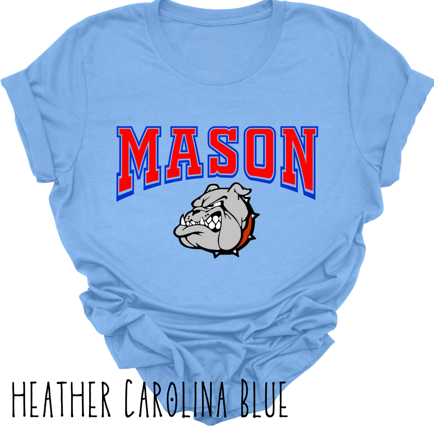 Mason Bulldogs -Adult T-shirt - Style 6