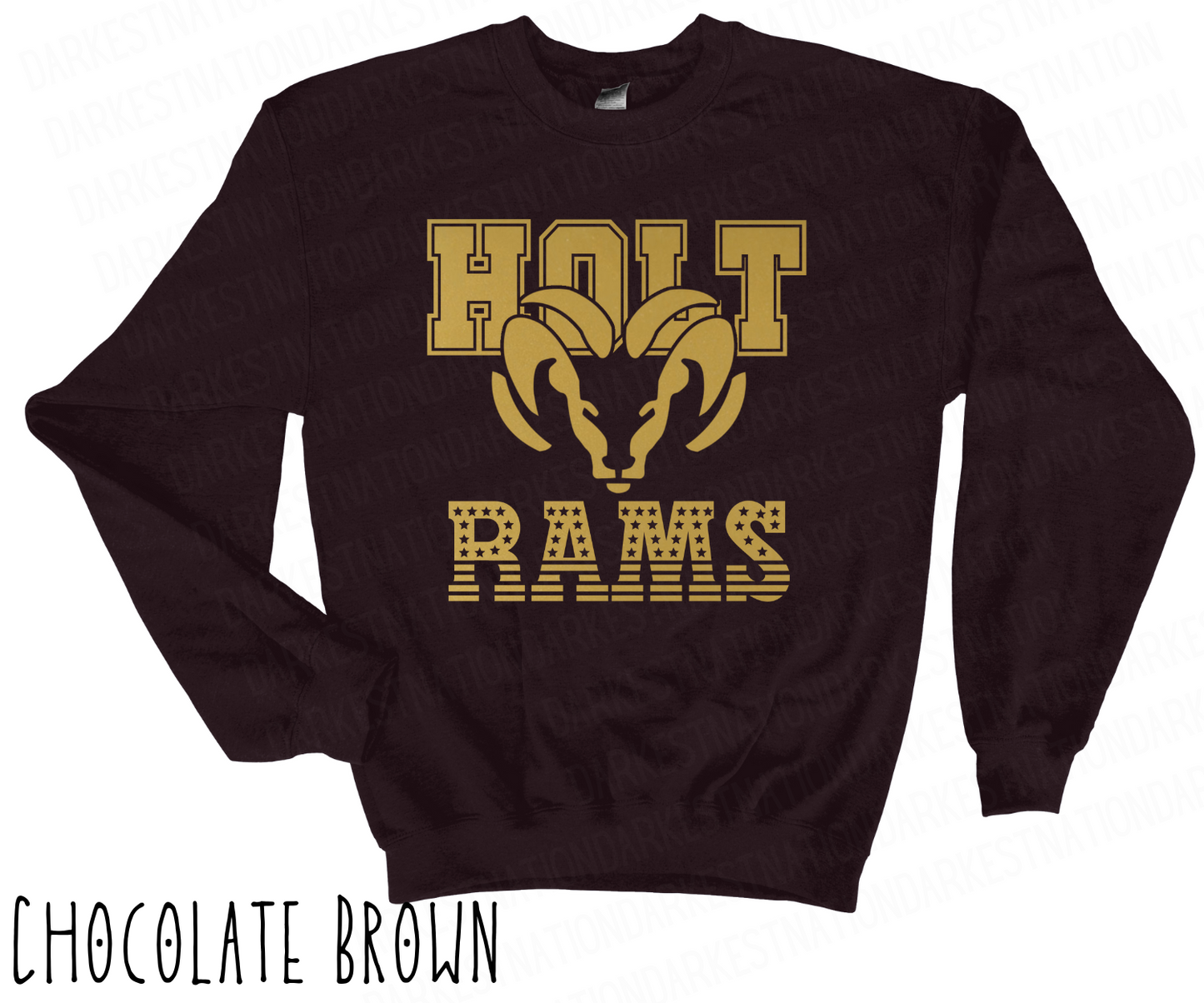 Holt Rams -Adult Crewneck - Style 2