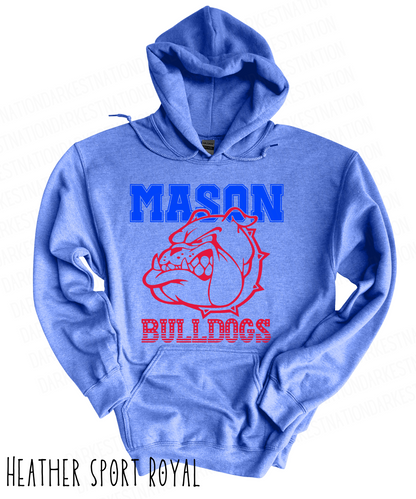 Mason Bulldogs - Adult Hoodie - Style 3