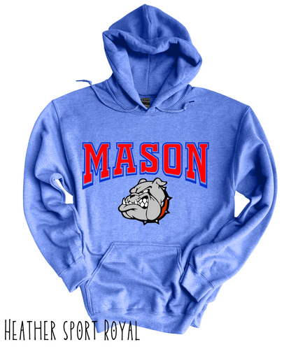 Mason Bulldogs - Adult Hoodie - Style 6