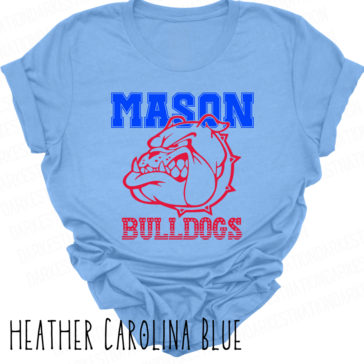 Mason Bulldogs -Adult T-shirt - Style 3