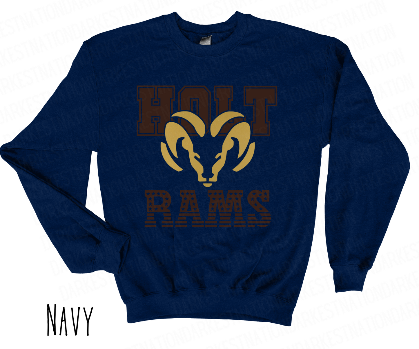 Holt Rams -Adult Crewneck - Style 1