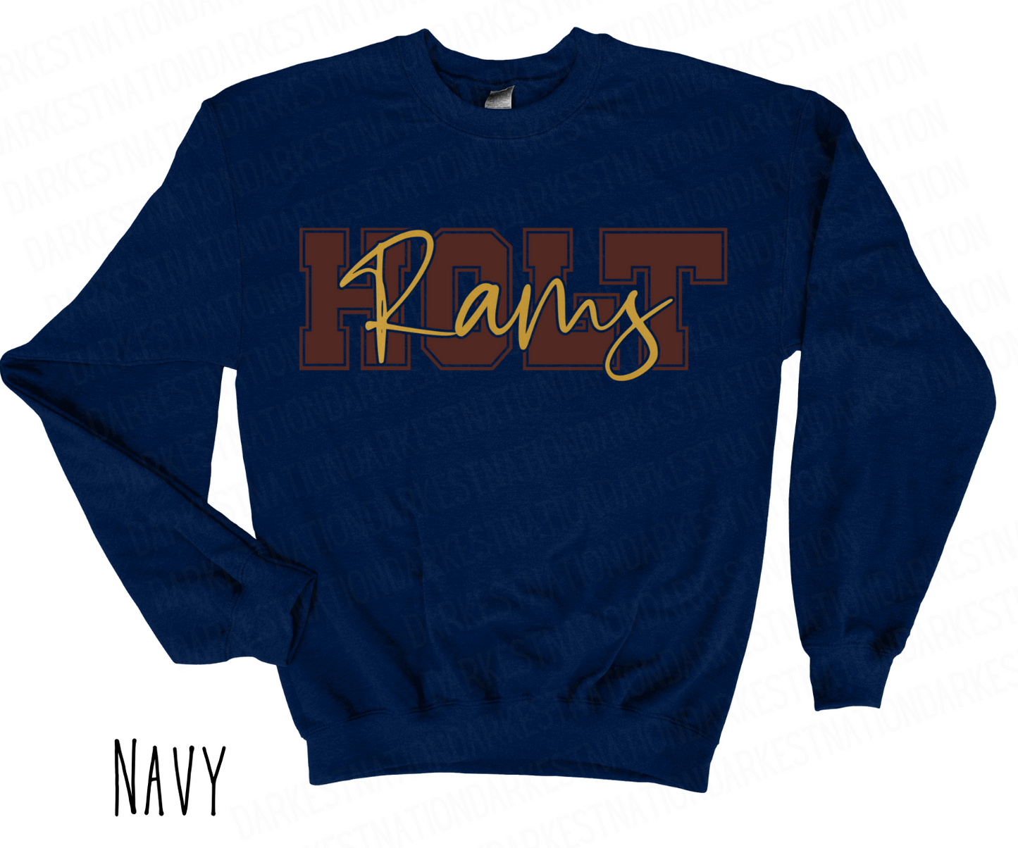 Holt Rams -Adult Crewneck - Style 3