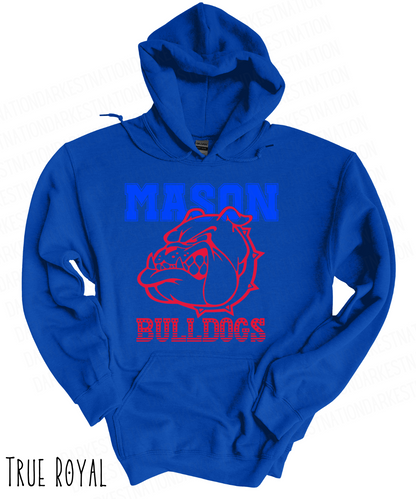 Mason Bulldogs - Adult Hoodie - Style 3