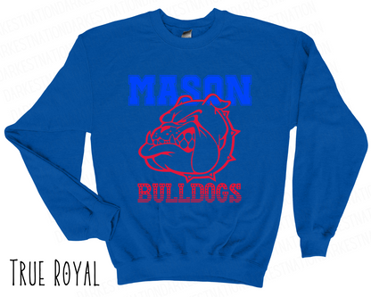 Mason Bulldogs - Adult Crewneck - Style 3