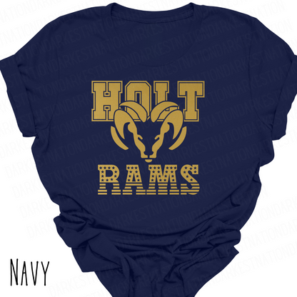 Holt Rams -Adult T-shirt - Style 2