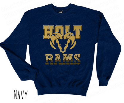 Holt Rams -Adult Crewneck - Style 2