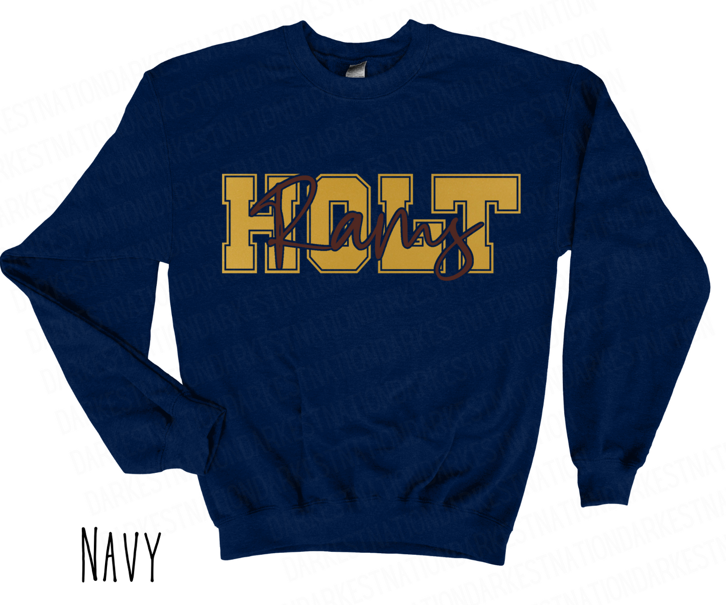 Holt Rams -Adult Crewneck - Style 4