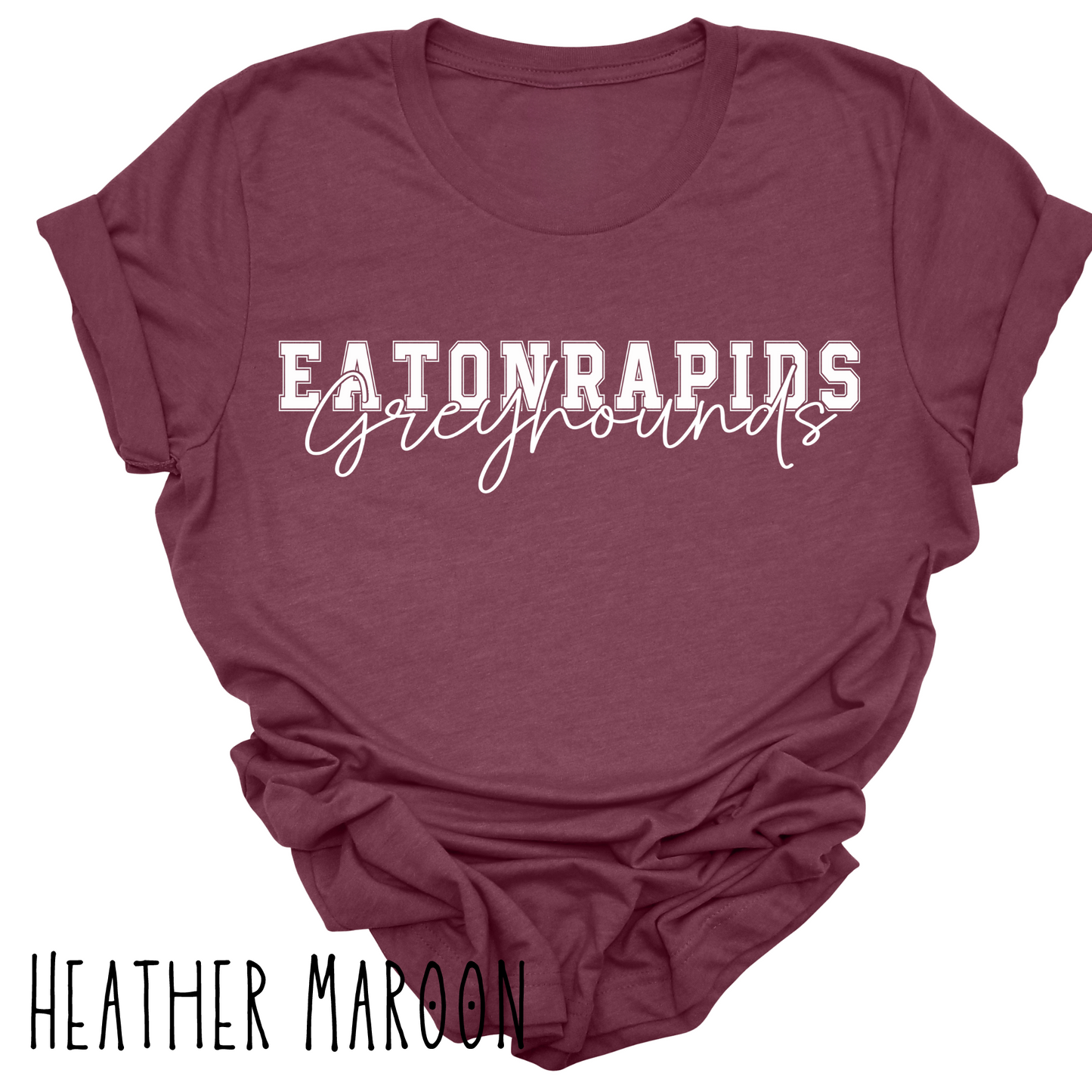 Eaton Rapids Greyhounds -Adult T-shirt - Style 3