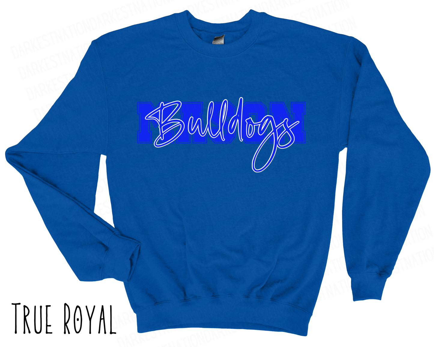 Mason Bulldogs - Adult Crewneck - Style 4