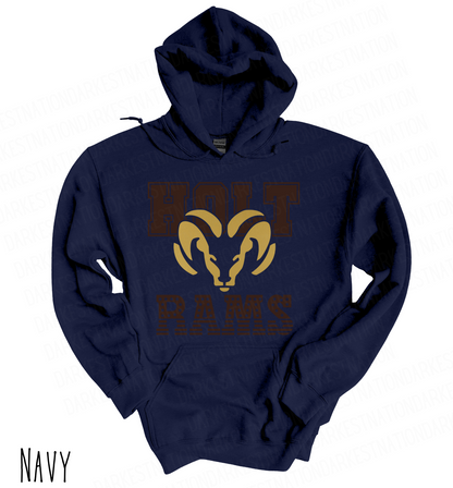 Holt Rams - Adult Hoodie - Style 1