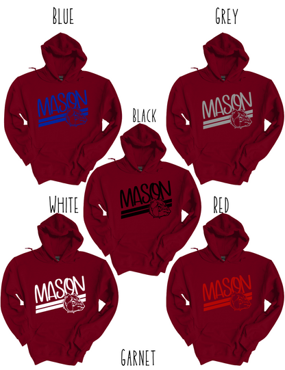 Mason Bulldogs - Adult Hoodie - Style 5