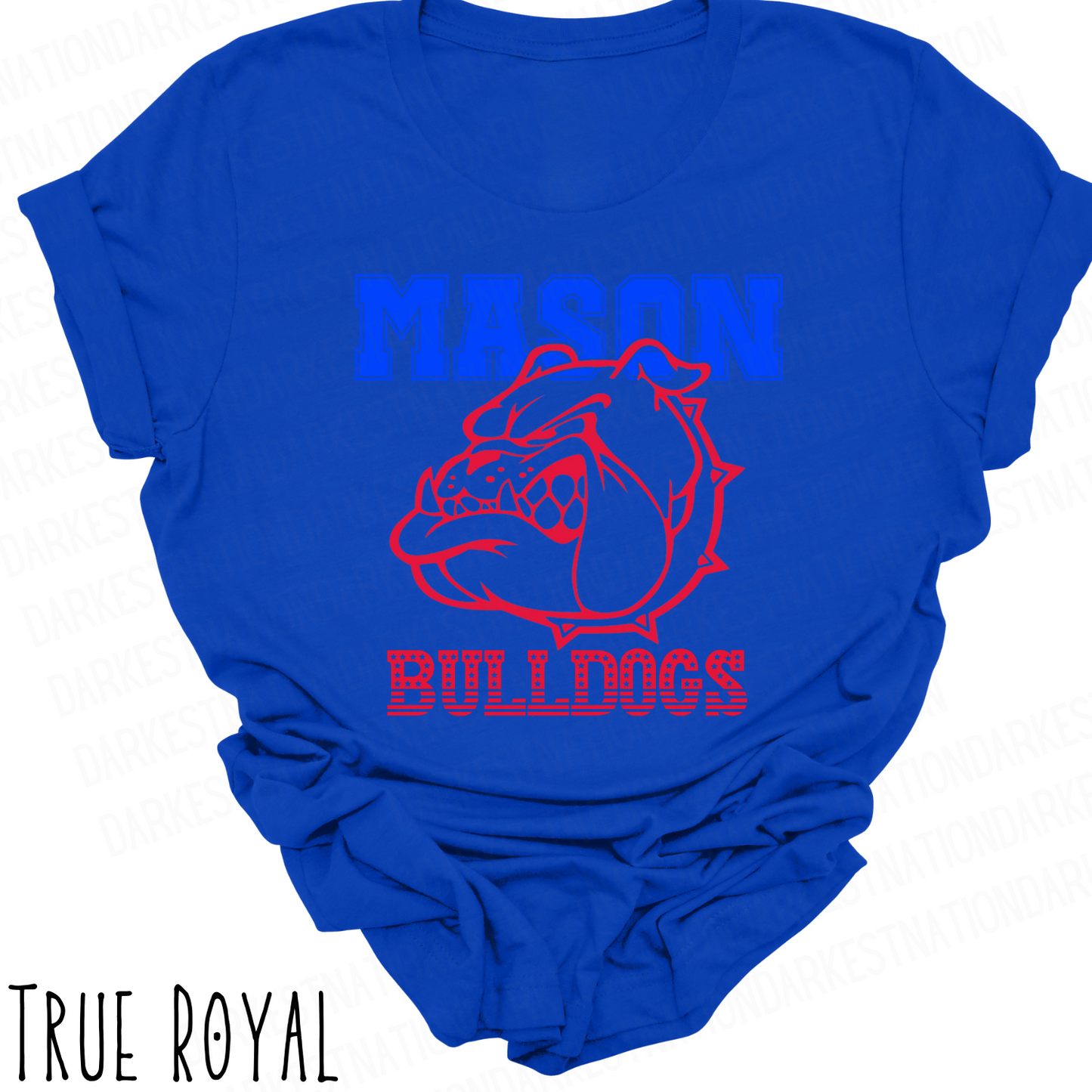 Mason Bulldogs -Adult T-shirt - Style 3