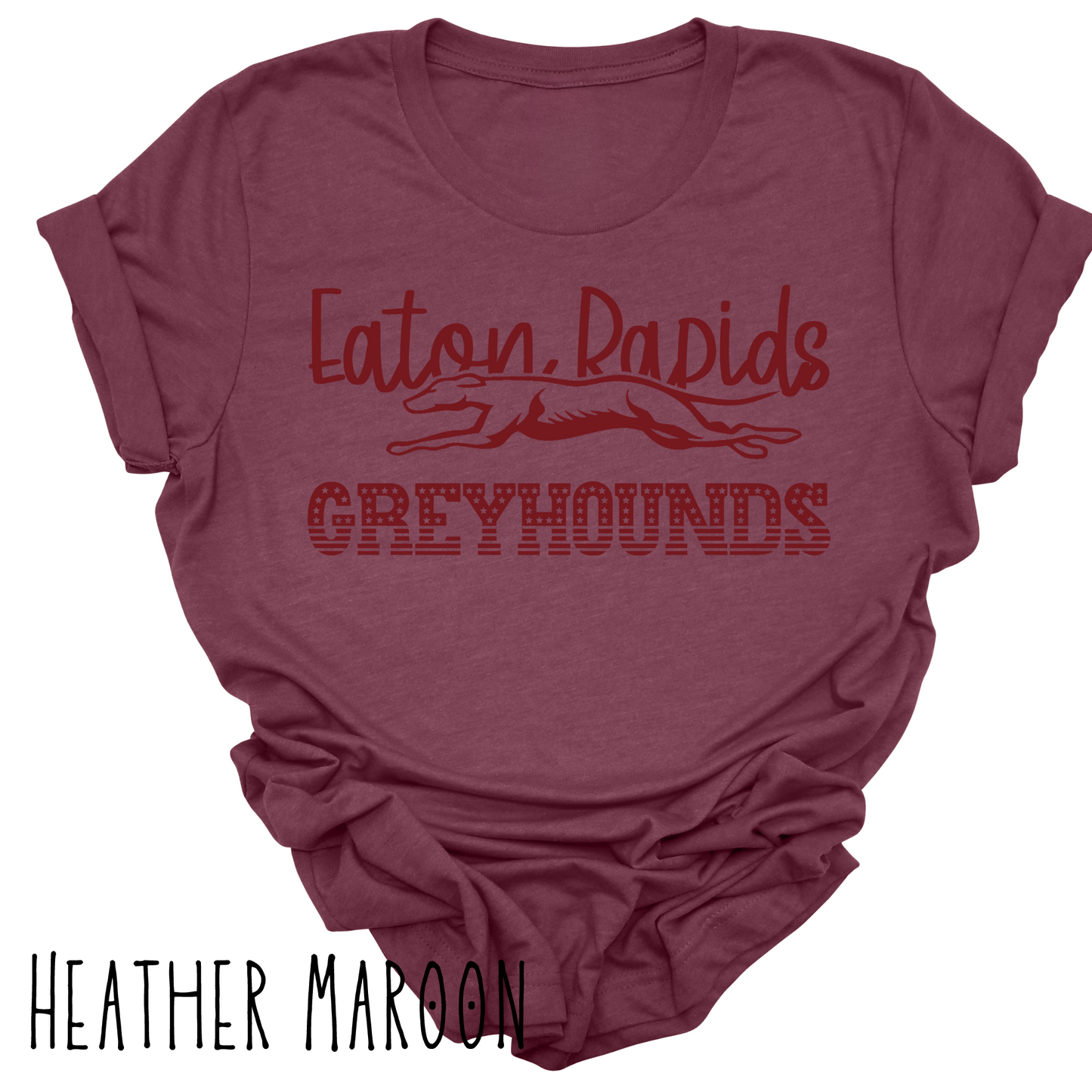 Eaton Rapids Greyhounds -Adult T-shirt - Style 2