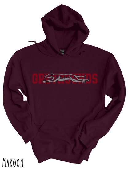 Eaton Rapids Greyhounds -Adult Hoodie - Style 4