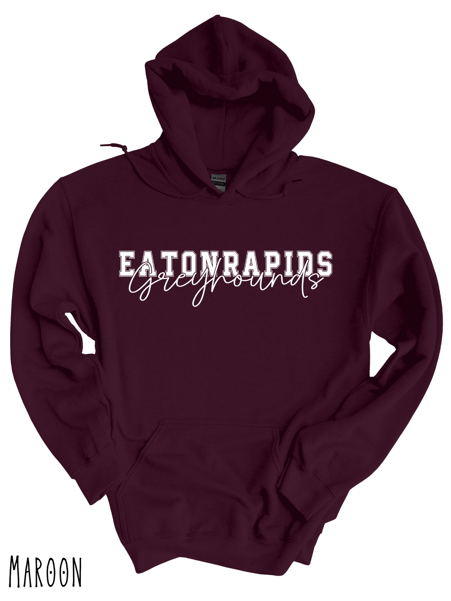 Eaton Rapids Greyhounds -Adult Hoodie - Style 3