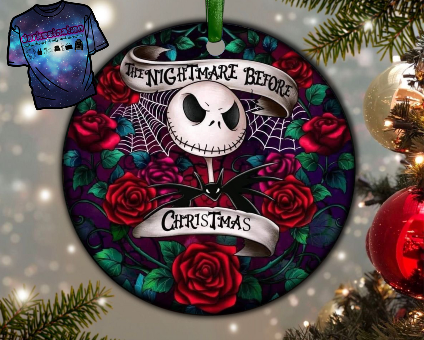 Jack Skellington Ceramic Ornament