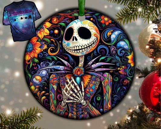 Jack Skellington day of the dead Ceramic Ornament