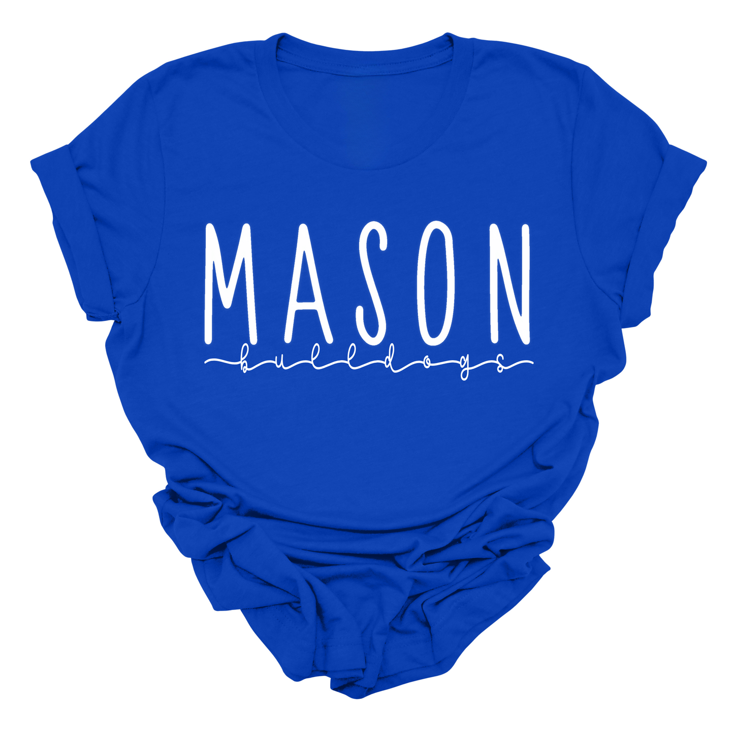 Mason Bulldogs - Adult T-shirt style 7