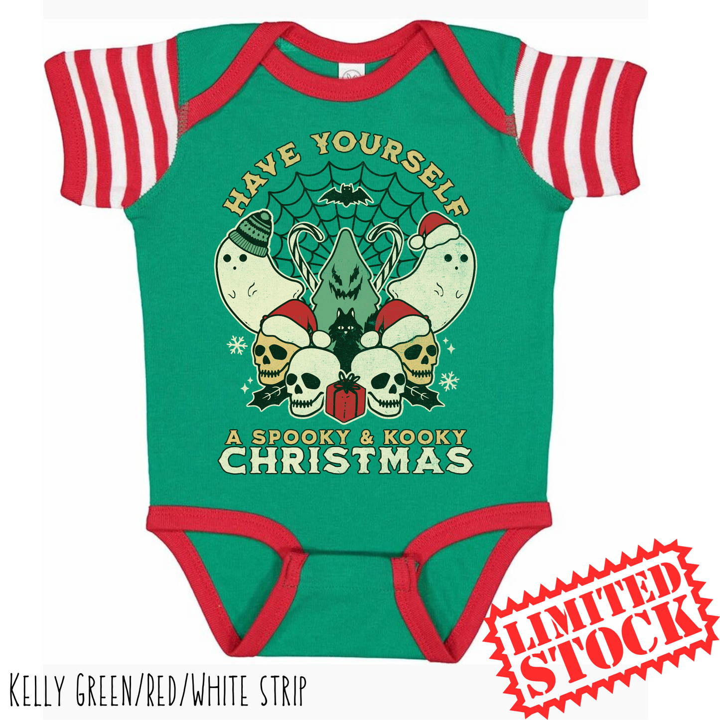 Have yourself a Spooky and Kooky Christmas Onesie