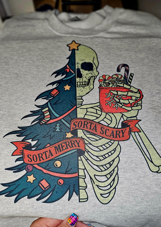 Sorta Merry Sorta Scary (redone) -  Adult sizes