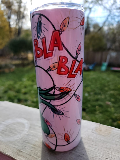 Grinch BLAH BLAH BLAH - 20-ounce Stainless Steel Tumbler